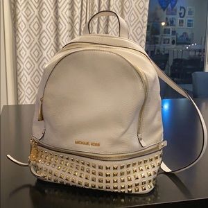 White backpack